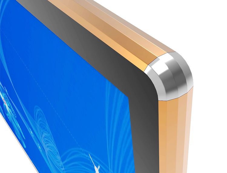 40寸壁掛廣告機-金色