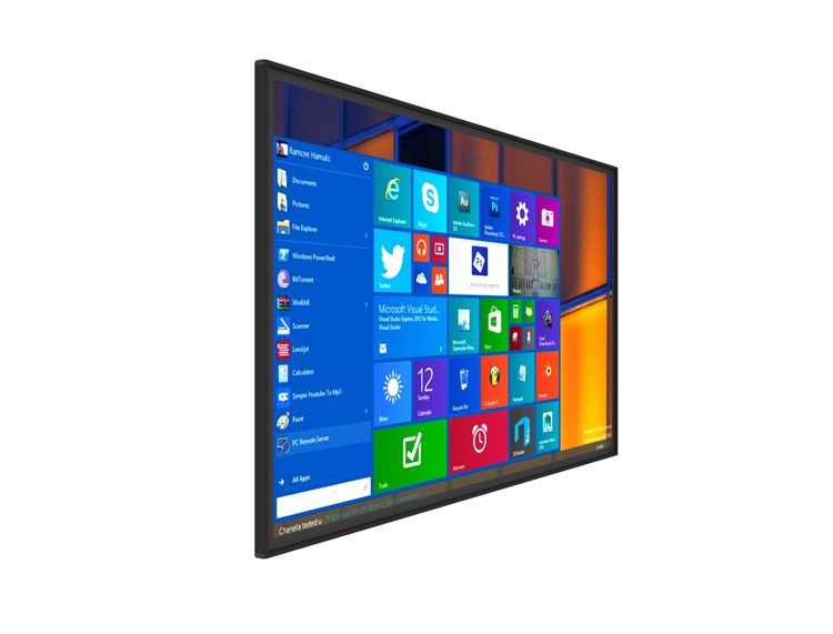 75寸壁掛紅外觸摸